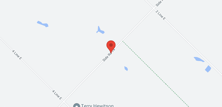 map of 7327 SIDEROAD 14 Road
